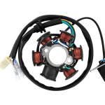 Bobine de stator 6 bobines 5 fils pour moteur gy6 125cc / 150cc ? allumage ac