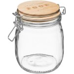 Bocal verre couvercle pin wording 0, 75l - 5five