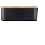 Bodum - bo�te � pain avec couvercle 29 cm en bambou noir