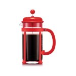 1908 - 04 java cafetire  piston, monture et couvercle en plastique, 8 tasses, 1. 0 l - bodum