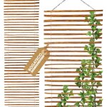 Bogateco pergola �chelle en bois pour plantes grimpantes modena 100 cm marron
