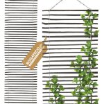 Bogateco pergola �chelle en bois pour plantes grimpantes modena 100 cm noir