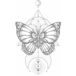 Boho papillon dcoration adhsive murale