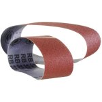 Bo�te de 10 bandes en toile joint meul� pour ponceuses portatives hsb rb32220 g120 - hermes - 20001