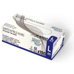 Bo�te 100 gants nitrile noir t9 / 10 non poudr�s epi et alimentaire