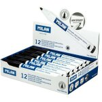 Boite de 12 feutres noires �4, 7mm pour tableau blanc milan