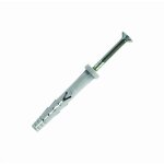 Boite de 200 chevilles � frapper nylon scell - it - t�te plate - � 6 mm x 40 mm - yzp6040