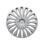 Bote de 4 enjoliveurs soho silver abs 13' - ra13 - 5soc - ce produit de marque est neuf. - polaire