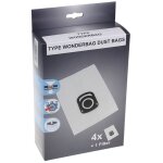 Bote de 4 sacs + 1 filtre hygiene +