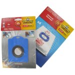 Boite de 4 sacs aspirateurs universels top filter avec adaptateur click bag pour aspirateurs elio