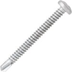 Vis autoperçeuse tête cylindrique acier zingué blanc ph pour acier tcc Ø4, 2x38mm - boite de 500 Vis autoperçeuse tête cylindrique acier zingué blanc ph pour acier tcc Ø4, 2x38mm - boite de 500
