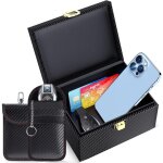 Bote anti rfid cl voiture ensemble avec etui rfid, boitier blocage signal rfid protection de scurit ...