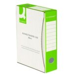 Bote d'archives en carton a4, verte - idale pour ranger des documents