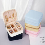 Bo�tes � bijoux mini organisateur de bijoux voyage portable petit stockage de bijoux filles dames bague ...