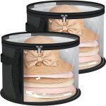 Boite chapeau ronde pour 7 chapeaux, organisateur grand format pour chapeau cowboy, femme & large bord ...