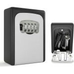Boite  clefs, boite a clefs rsistante aux intempries, bote  cls, alliage d'aluminium robuste, rsistant ...