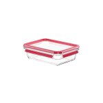 Boite clip close rectangle 1 l rouge groupe seb france emsa n1040900