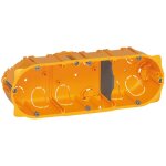 Boite cloison sche legrand batibox nombre de poste: 3 postes - dimension encastrement: 40mm