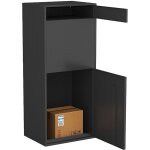 Bo�te � colis anthracite - l45 x l35 x h105 cm - colibri