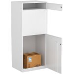 Bo�te � colis blanche - l45 x l35 x h105 cm - colibri