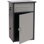 Bote  colis hhg - 266, bote  colis, casier  colis, bote aux lettres 2 compartiments, acier 78 x ...