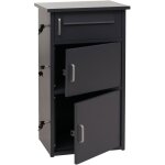 [jamais utilis] bote  colis hhg - 297, bote  colis, bote  lettres, bote aux lettres  3 compartiments, ...