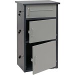 Jamais utilis] bote  colis hhg 297, bote  colis, bote  lettres, bote aux lettres  3 compartiments, ...