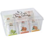 Boite de conservation du the a 6 compartiments - hermetique et conservation des aromes 4143308 4143308 ...