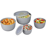 Boite de conservation x4 gris