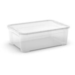 Bote curver t box 32l - transparente, pour le rangement et l'organisation