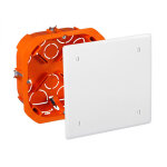 Bo�te de d�riv. encastr�e pl 100x100x40mm