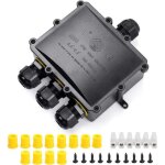 Bo�te de d�rivation etanche ip68 ext�rieur - 4 voies plus grande c�ble, connecteur bo�te de jonction ...