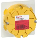 Legrand - bote de drivation pour pltre avec plaque et vis - 85mm prof. 40mm