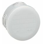 Bote de drivation plexo ronde gris d80mm legrand 092002