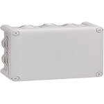Bo�te de d�rivation rectangulaire plexo dimensions 220x170x86mm gris ral7035 legrand 092062