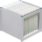 Bo�te pour dossiers suspendus h6110084 gris clair, bleu 1 pc(s) - helit