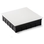 Bote d'encastrement carre avec griffes - 250x250x65