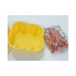 Bo�te d'encastrement cloison s�che 3 + 3 modules (6 modules) jaune 109x114x51mm pb526 bticino pb526