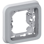 Bo�te encastrement electrique gris clair