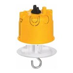 Bote  encastrer batibox plaque de pltre + fiche pour luminaire - 67mm - legrand