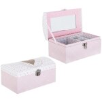 Bote enfant demoiselle rose 20x12cm atmosphera crateur d'intrieur