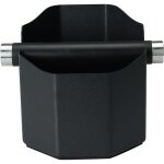 Bo�te � expresso, accessoires expresso, acier inoxydable, noir