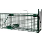 Bo�te � fauve 1 porte 62 x 21 x 21 cm ? pi�ge m�tallique galvanis� pour petits animaux ? syst�me de porte ...