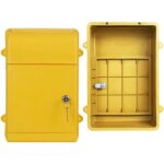 Bo�te aux lettres murale de capacit� moyenne design dos nu avec serrure bo�te aux lettres en plastique ...