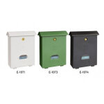 Bo�te aux lettres verticale classique vert plastique 240x346x110 e1073 - arregui