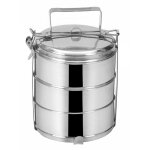 Boite a lunch en acier inoxydable avec 3 recipients