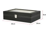 Bo�te � montres boite de rangement pr�sentoir montres coffret � montres �crin - 10 coussins