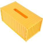 Bote de mouchoirs de bureau rectangulaire au look vintage conteneur d?expdition pour lingettes pour ...