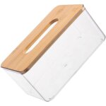 Bo�te � mouchoirs transparente avec couvercle distributeur de mouchoirs pour table � manger et d�coration ...