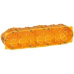 Bote multiposte batibox cloisons sches 4 postes 8  10 modules profondeur 50mm (080054)